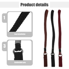 6Pcs Durable Nylon Walking Cane Wrist Straps for Trekking Pole Anti Slip Support