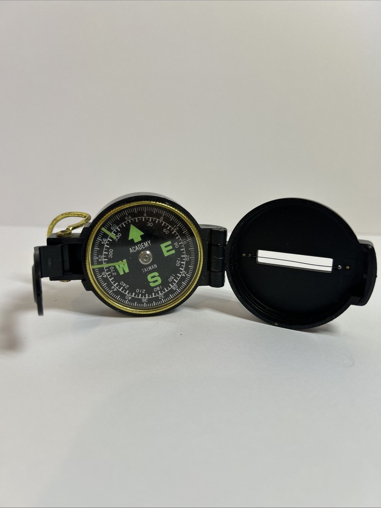 Vintage TC Japan Engineer Directional Lensatic Compass Folding Military Style
