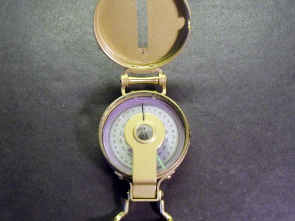 Vintage LENSATIC COMPASS in Original Box Japan Model 14-829