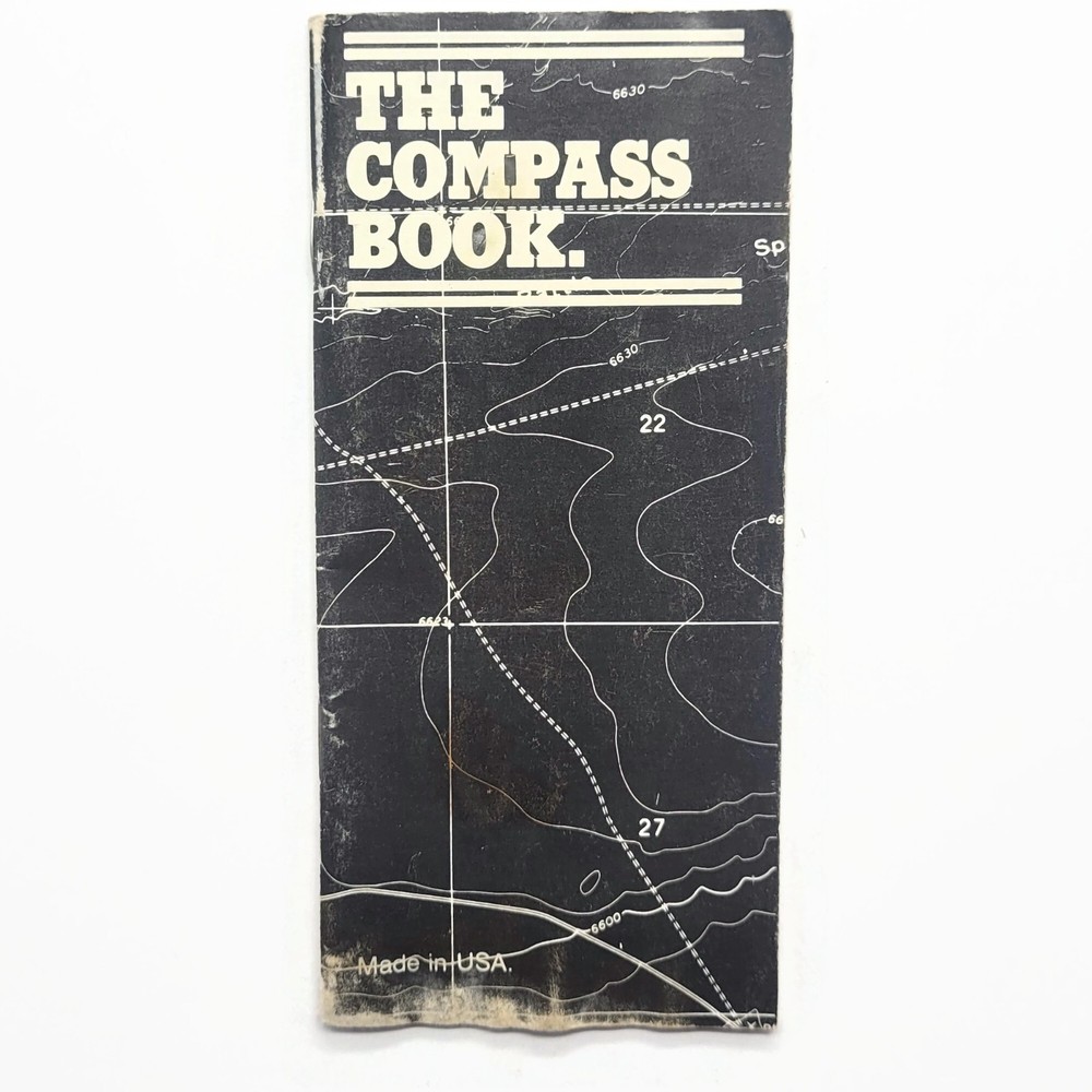 1983 Brunton Compass Book Instruction Manual Model 8040 Vintage Navigation Guide