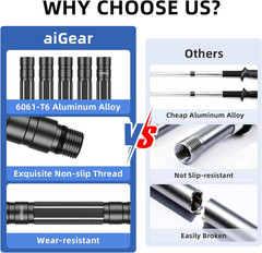 G2 Tactical Hiking Stick with Survival Kit, 5-Section Staff | 6061-T6 Aluminum,