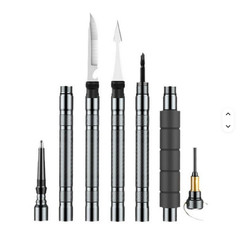 Multifunctional folding trekking pole mountain climbing, camping aluminum alloy
