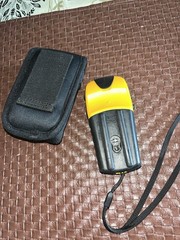 Garmin eTrex Yellow 12-Channel GPS Handheld 2.1in Grayscale w/ Case