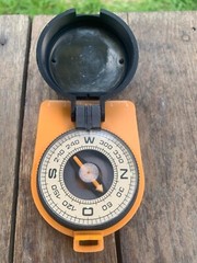 Vintage Soviet Sport Orienteering Compass AZIMUT