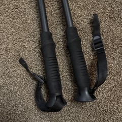 Sierra Mountain Gear Adjustable Hiking Walking Sticks Trekking Poles Pair