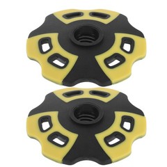 2 Pcs Trekking Pole Tips Baskets Poles Mud Accessories Round Snow and