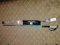 Necasil Foldable Trekking Pole Single 6061Aluminum Hiking Pole Adjustable w/ Bag
