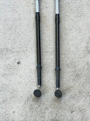 Set of Trekology Trek Z Folding Trekking Poles 105-120CM Black . 7G