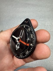 Vintage Silva Lightweight Pocket Compass Portable Keychain Model 9 Type 9