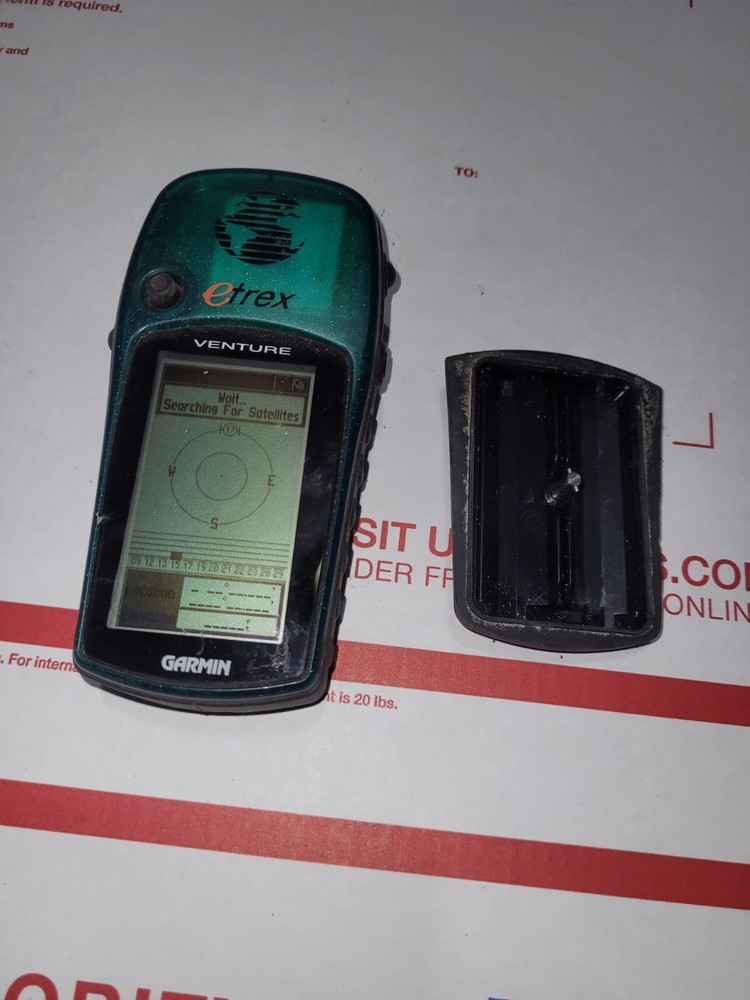Garmin Etrex Venture GPS Receiver screen issues for parts/repair as is