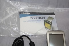 Garmin iQue 3600 Integrated Handheld GPS with Case, Charger, and Dock