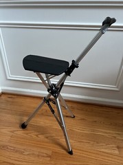 34.6″ STEP2GOLD Ta-Da Chair Trekking Hiking Pole Walking Cane Chair Foldable