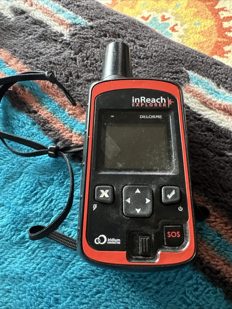 DeLorme Garmin inReach Explorer Satellite Communicator Handheld GPS Transmitter