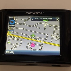 Nextar M3-03 GPS with SD Card, Case & Charger – Tested and Working