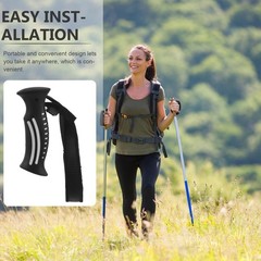 Ski Handle Replacement – Ergonomic Trekking Grip with Adjustable Wrist Strap,