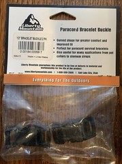 Package Of 2 Liberty Mountain Paracord Bracelet Buckles 1/2”