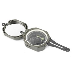 Pocket Transit Army Geology Compass for Outdoor Hiking Camping Survival Marching