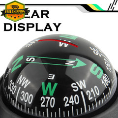 Car Compass Ball Dashboard Mount Night Vision Adjustable for Car Truck SUV Boat