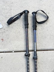 Set of Underwood Aggregator Aluminum Anti Shock Trekking Poles 105-135CM . 10W