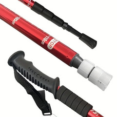 2X Trekking Poles Nordic Walking Sticks Adjustable Anti-shock Hiking Alpenstock