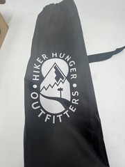 Hiker Hunter Premium Foldable Hiking Poles Small 100-120 cm Black