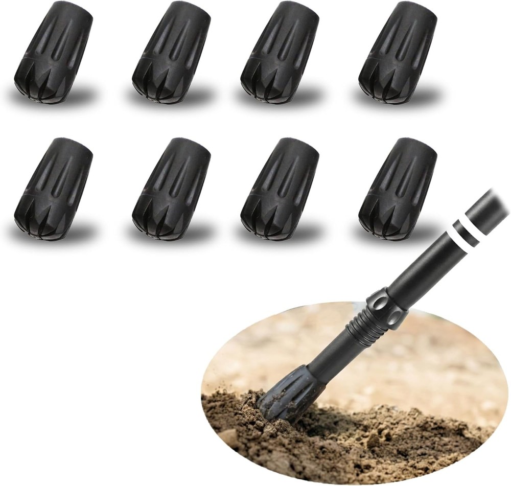 Trekking Pole Tips – Walking Sticks Replacement Tip Protectors – 11mm Hole