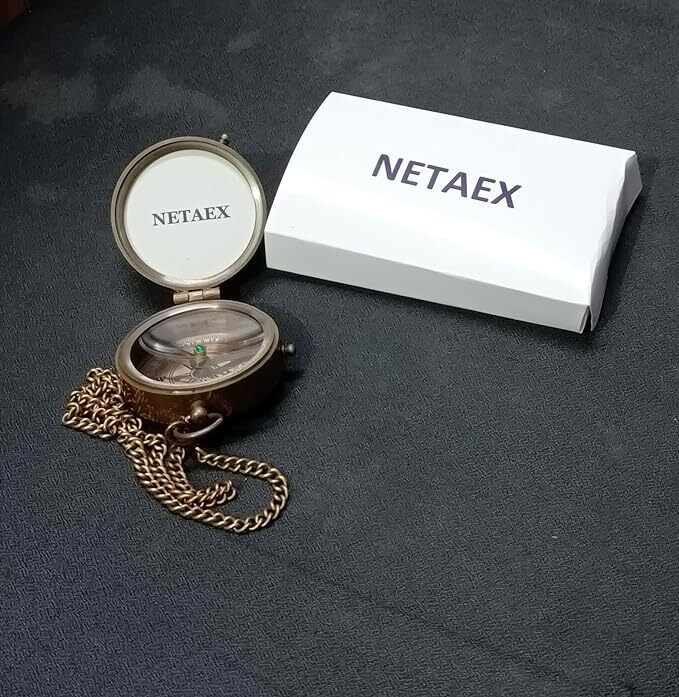 Brass Compass, Engraved Compass, Personlized Gift, Anniversary, Graduation Gift
