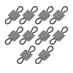 10pcs Tactical Molle Ribbon Buckle Binding Retainer for PTT Antenna Stick Pipe