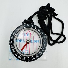 2″ Compass Liquid Filled See-Through Capsule With Instructions 1092