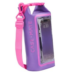 Mini IP68 Waterproof Bucket Bag – Roll Top Dry Bag 2L Cap with Purple Paradise