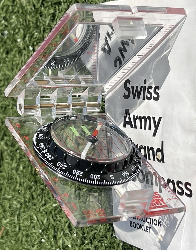 RECTA DP-10 Swiss Army Sighting Compass w/ Mirror & Manual – Swiss Made