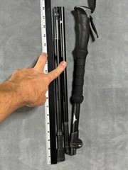 Cascade Mountain Tech Lock – Rubber Grip – Aluminum Trekking Pole