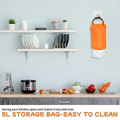 Waterproof Dry Bag, 5L/10L/20L/40L/70L Dry Storage Bag for Kayaking, Gym,