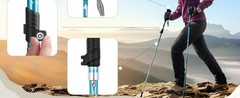 Covacure Hiking Poles Collapsible Trekking Poles – Aluminum Alloy 7075 Walking