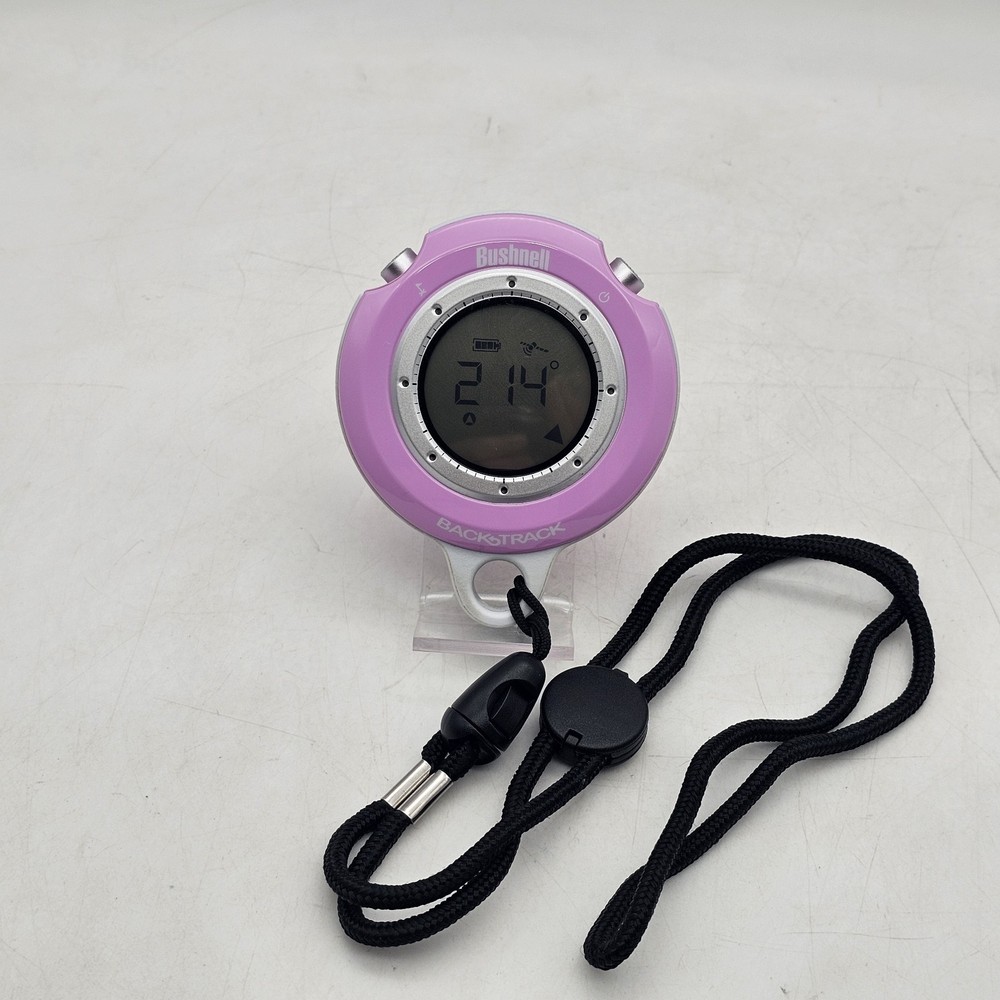 Bushnell BackTrack Pink/White GPS Compass Hiking Digital Navigation Device