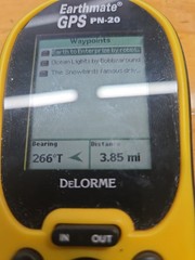 DeLorme Earthmate GPS PN-20 Geocaching Hiking Fishing Handheld GPS No Batteries