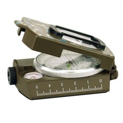 Pocket Transit Waterproof Compass for Surveyors Forester Hiking Camping Marching
