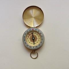 Portable Pocket Watch Compass for Outdoor Camping Hiking Navigation