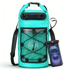 5/10/25/30/40/55L Waterproof Dry Bag – Roll-Top 25L 25L Teal – Phone Case