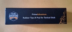Prime Adventure Anti Skid Rubber Tips (4-Pack) Fits Tactical Walking Stick NEW