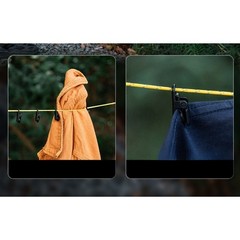 Adjustable Outdoor Clothes Drying Rope Portable Travel Line With Clip 35 Meter