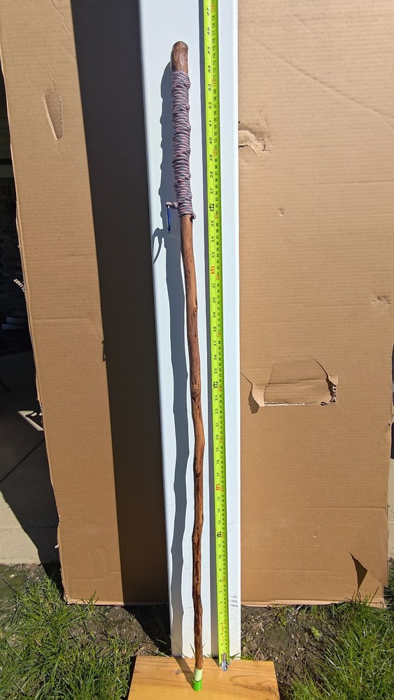 45″ Hiking Stick w/ Red White and Blue Cord Grip