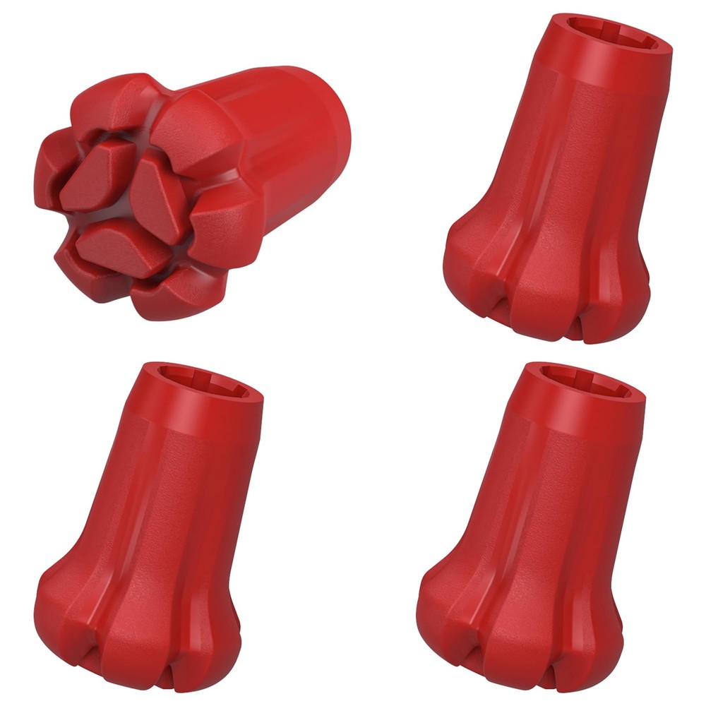 AWINNER Hiking Pole Tips, 4Pcs, Rubber, Wear & Tear Resistant, for Trekking P…