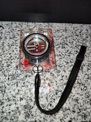 Original Military Field Compass w/Mirror & Strap Vintage Swiss Army DS40 Compass