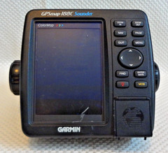 GARMIN GPSMAP 188C SOUNDER MARINE GPS CHART PLOTTER FISHFINDER w/ MOUNT & COVER