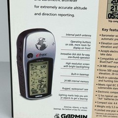 Boxed Garmin eTrex Vista Hiking Companion Personal Navigator New