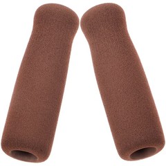 2Pcs Reusable Sponge Cane Hand Grips Brown Thick Nonslip Crutch Handle Wraps