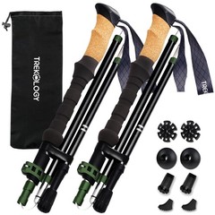 Trek-Z Cork Grip Trekking Poles – Lightweight & Adjustable