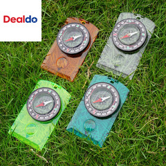 4 Pcs Outdoor Compass with Adjustable Declination,Magnifier,Ruler,Scale. Multifu