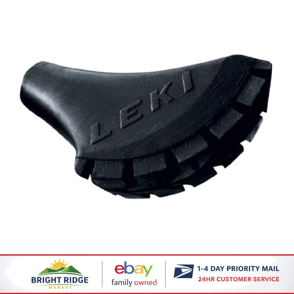 High-Quality Rubber Walking Tips for Nordic Poles, Enhanced Grip and Stability